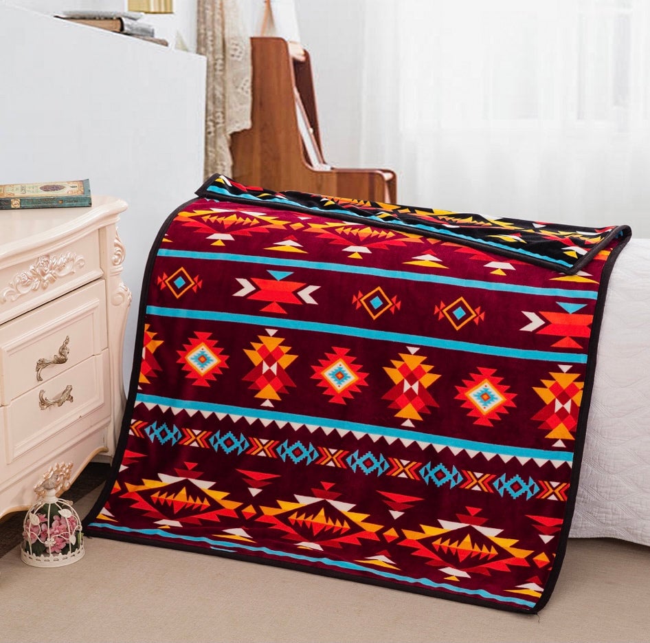 Native Print 40 x 48 Baby Blankets